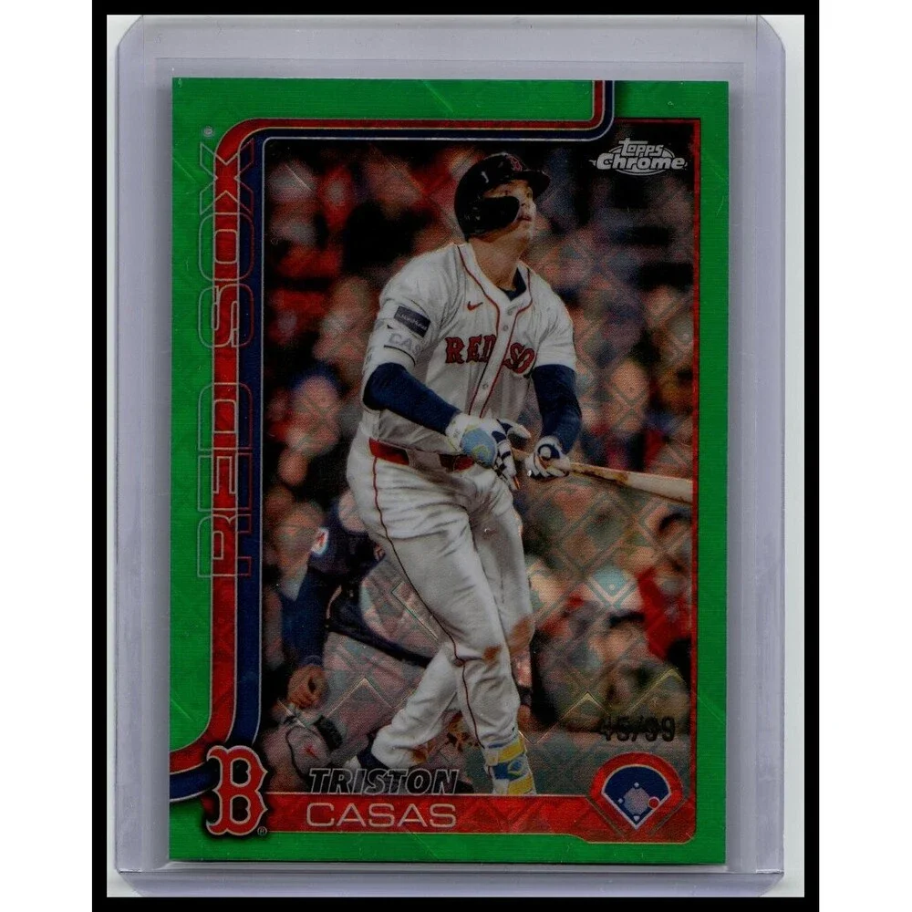 2025 Topps Chrome Triston Casas #192 Boston Red Sox Base